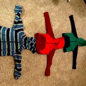 (3) 3T North Face Fleece Hoodies.